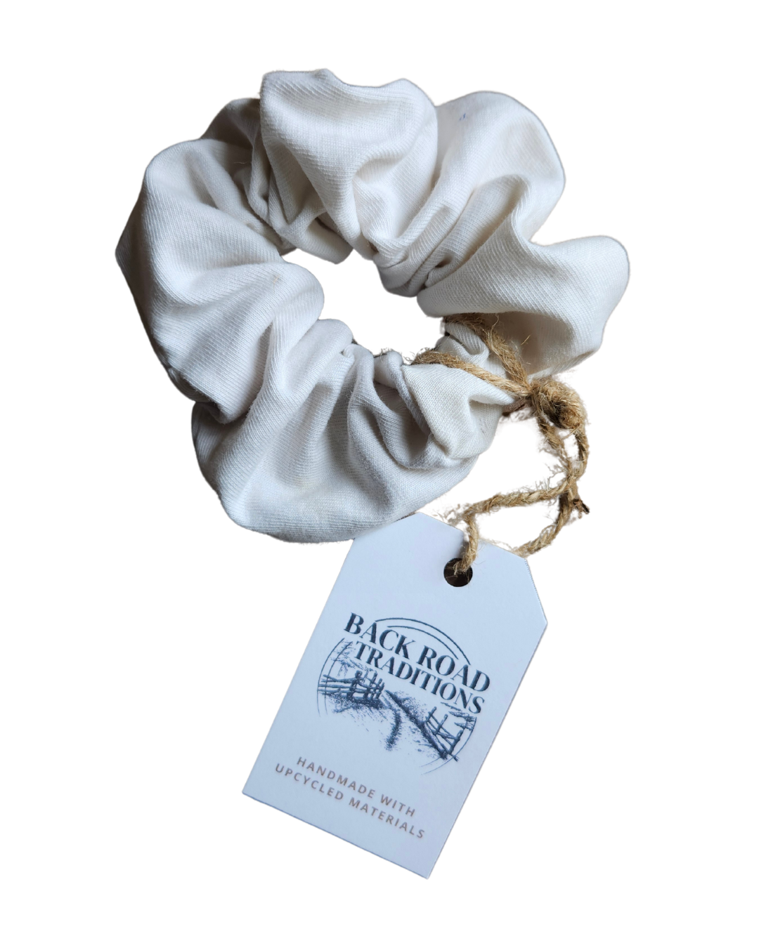 Cream Scrunchie